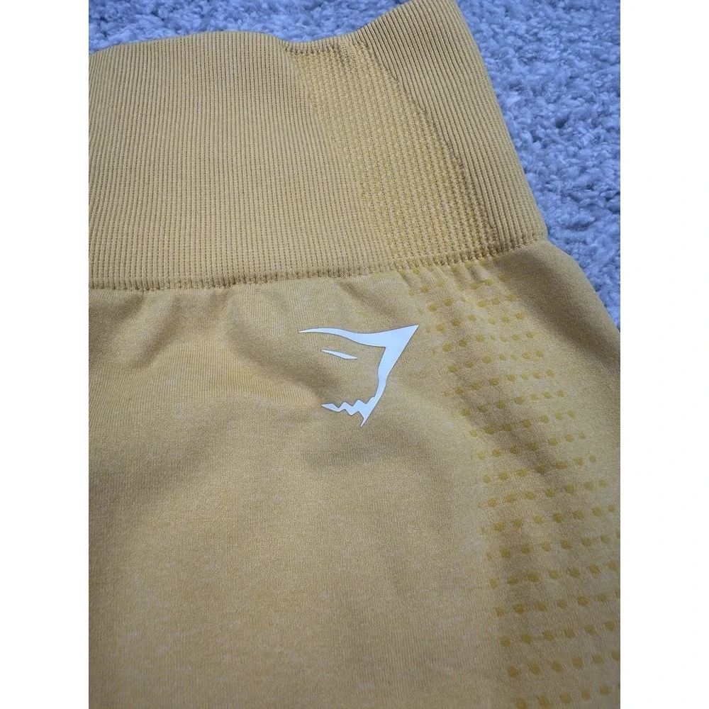 Gymshark‎ Women's Vital Seamless 2.0 Leggings - Yellow Marl XS  Workout Gym